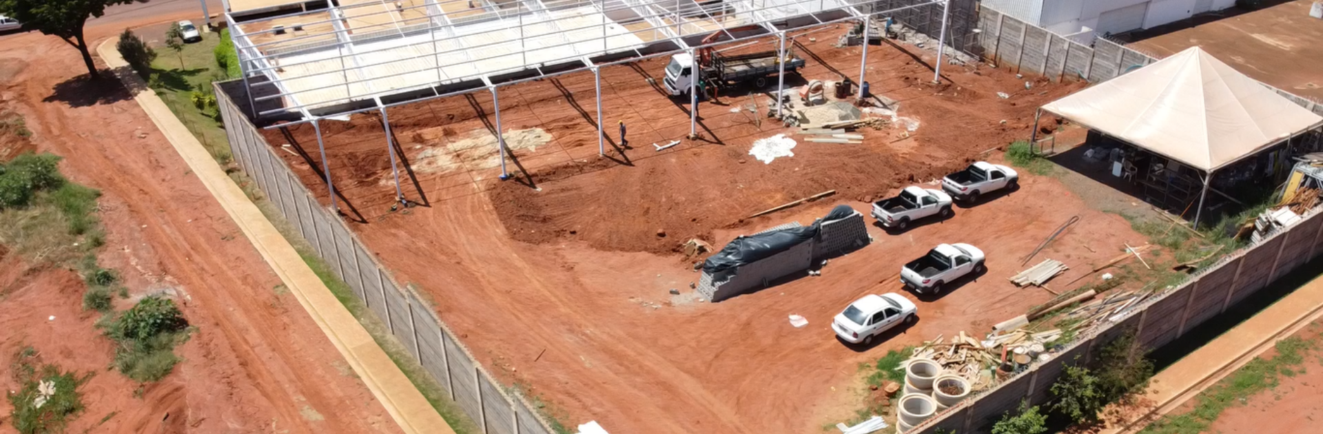 Construção do Galpão
